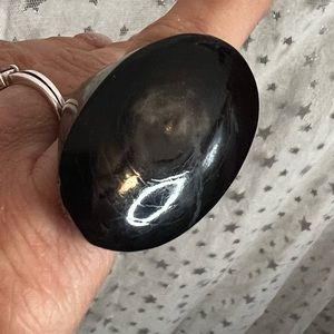 Large organic seed pod ring